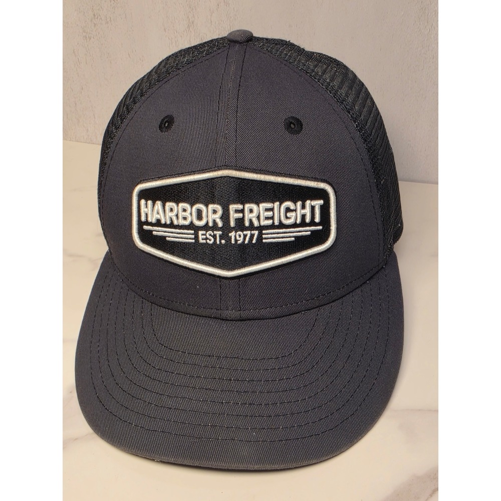 Harbor‎ Freight Est 1977 Trucker Hat Gray Mesh Snapback Cap